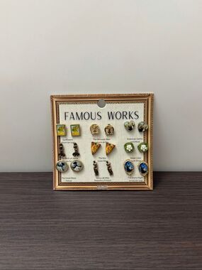 Thorn & Fable Famous Artwork Stud Earrings Set
